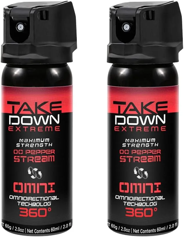 (1-4 Pieces) 60ml Pepper Spray - Water Jet Sprayer - flip top Safety - Fast and Accurate Aiming, Safe Protection, Unisex
