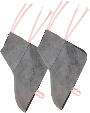 1Pair Cowhide Welding Shoe Protectors Durable Welding Boot Covers Protective Footwear for Welders Essential Welder Supplies