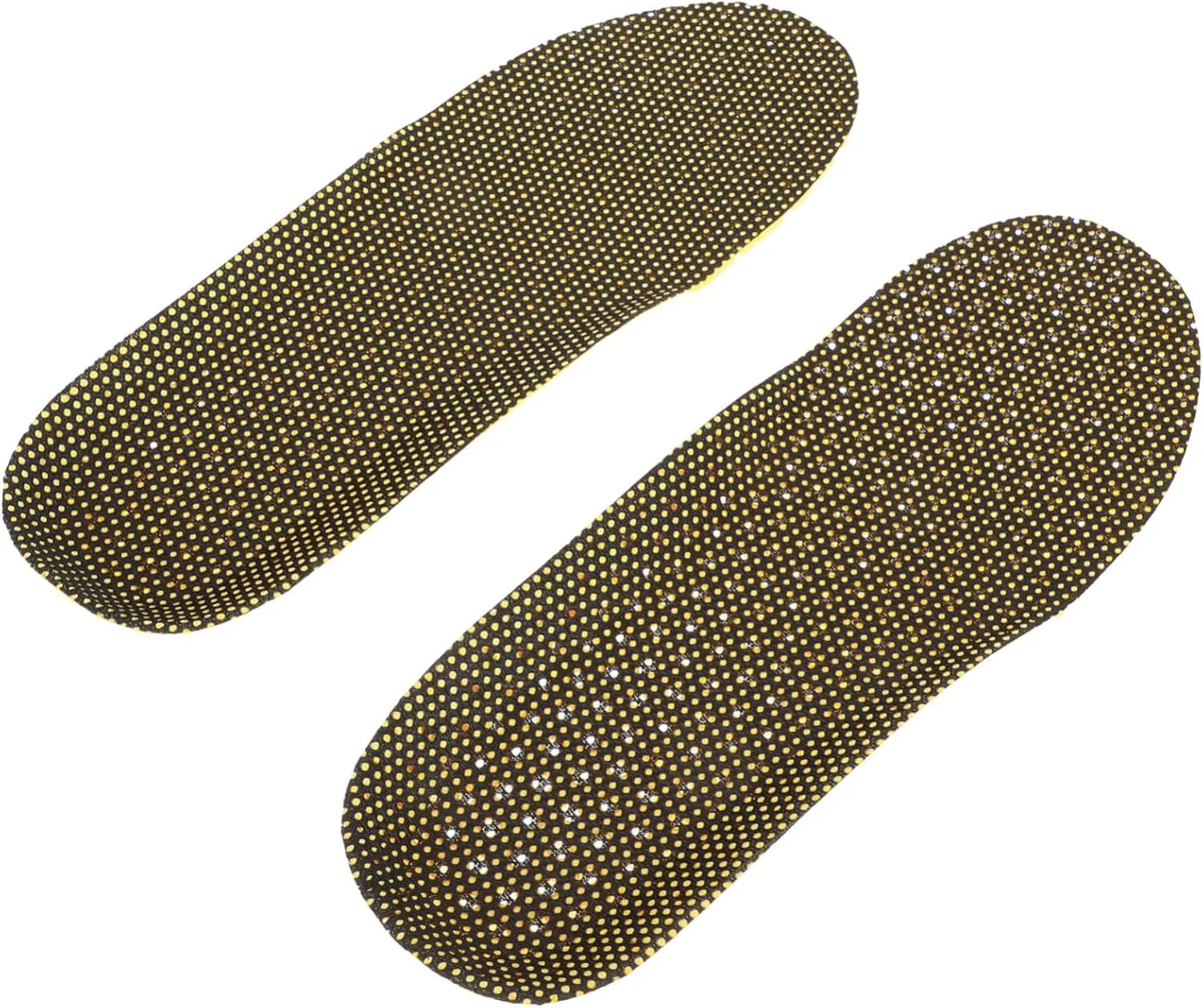2Pairs Shock Absorbing Breathable Insoles for Men and Women Comfortable Shoe Pads for Sports Non Slip Design Reducing Foot Fatigue for Running and Daily Activities
