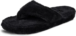 Acorn Women's Spa Thong Slippers with Cloud Contour Comfort - Arch Support and Plush Fluffy Terry Lining, Perfect for Beach, Camping, Poolside, or Bathroom Wear