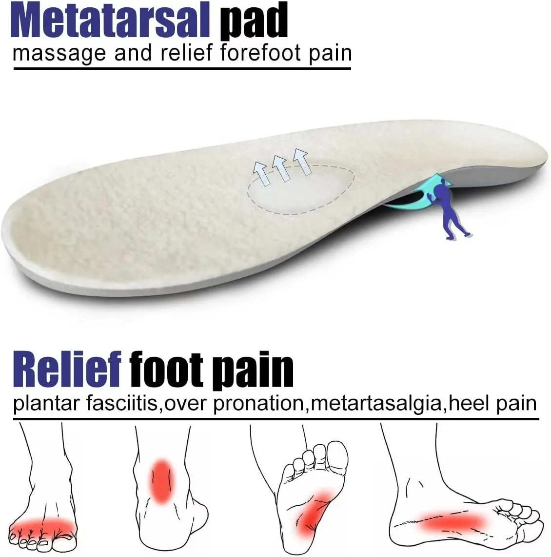 ADAX Men's Plantar Fasciitis & Pain Relief Orthotic Slippers with Arch Support (Size:US 7-US 14)