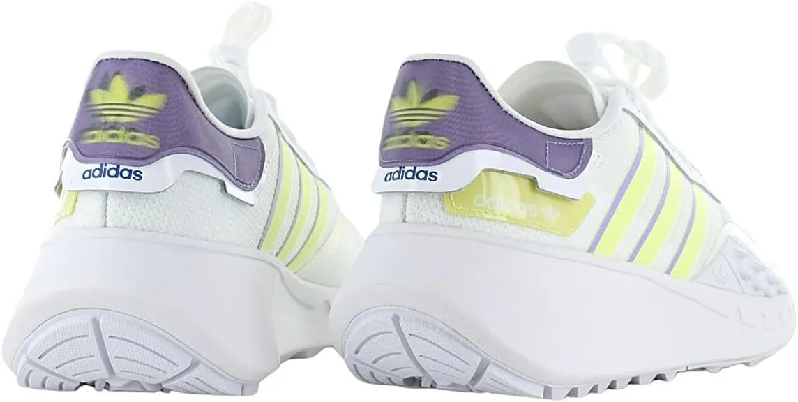adidas Originals Women's Choigo Shoes, Cloud White Pulse Yellow Light Purple