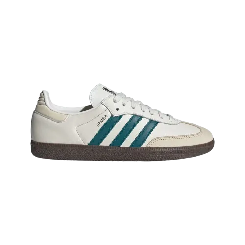 adidas Samba OG Womens - Cloud White/Green/Gum - IG1963