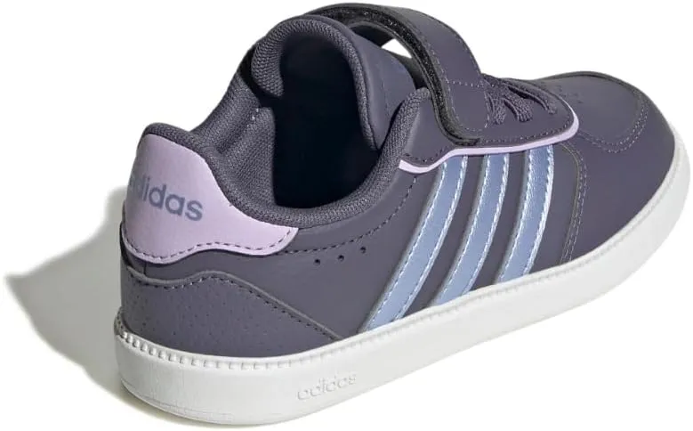 adidas Unisex-Child Breaknet Sleek Elastic Lace & Strap Sneaker