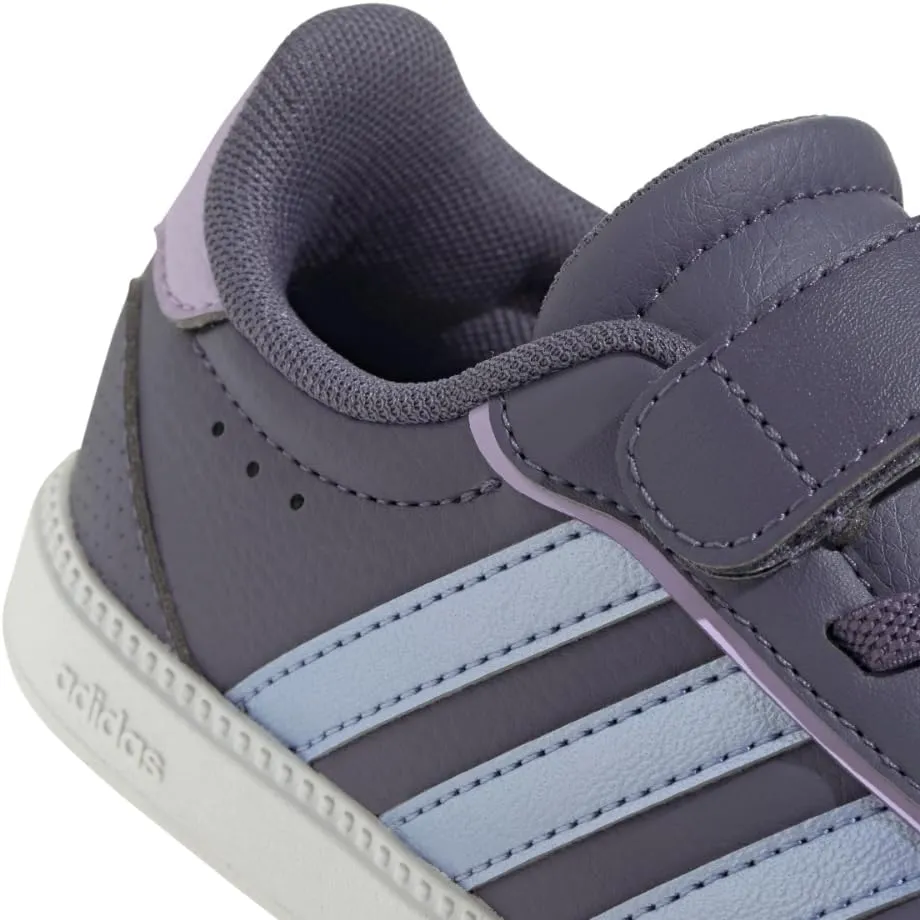 adidas Unisex-Child Breaknet Sleek Elastic Lace & Strap Sneaker