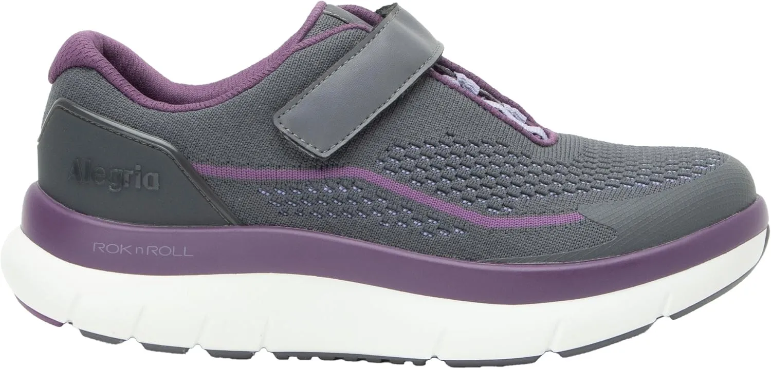 Alegria Women's Breez Rok N Roll Collection Wider Fit Athletic Walking Tennis Shoes