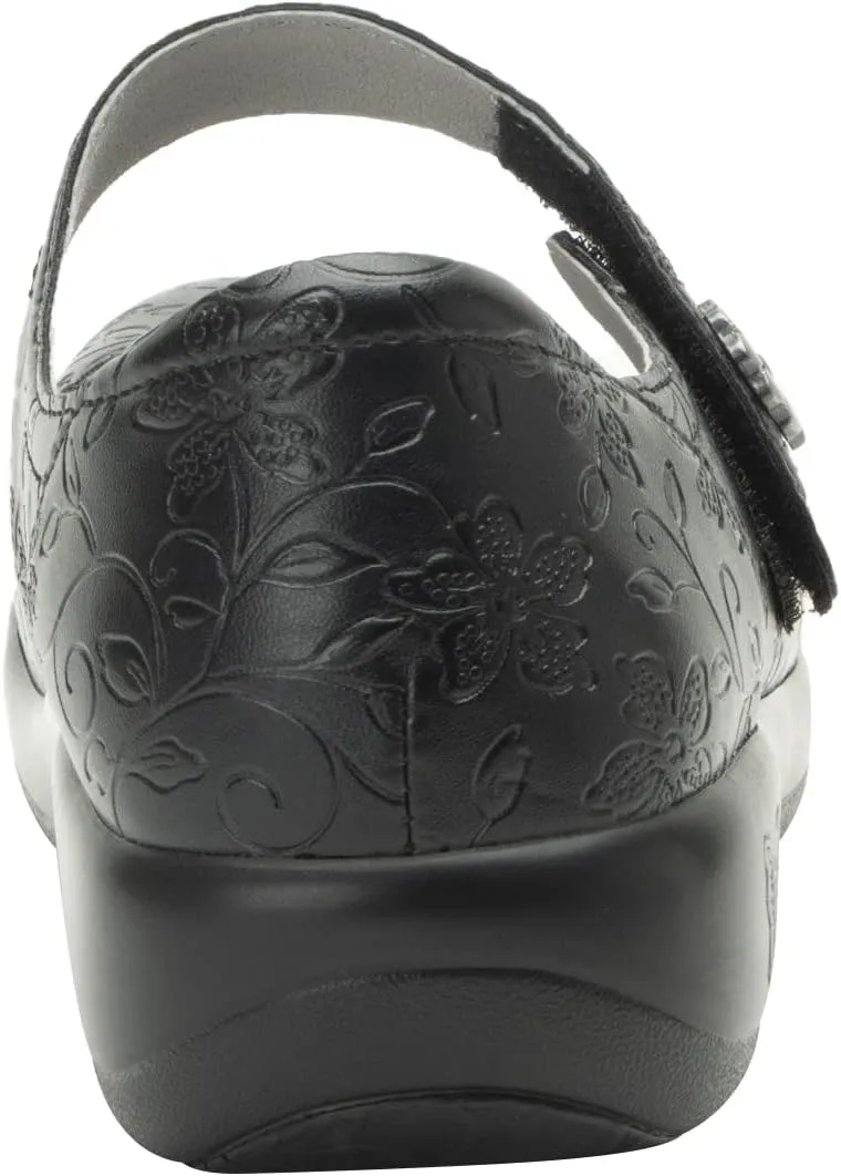 Alegria Women's Kourtney Professional Nursing and Healthcare Adjustable Mary Jane Slip-On Closed Back Clog