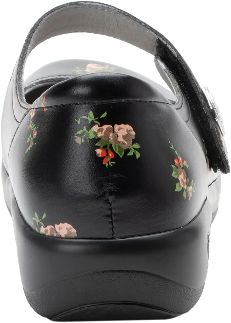 Alegria Women's Kourtney Professional Nursing and Healthcare Adjustable Mary Jane Slip-On Closed Back Clog