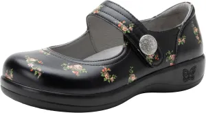 Alegria Women's Kourtney Professional Nursing and Healthcare Adjustable Mary Jane Slip-On Closed Back Clog