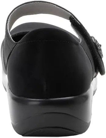Alegria Women's Kourtney Professional Nursing and Healthcare Adjustable Mary Jane Slip-On Closed Back Clog