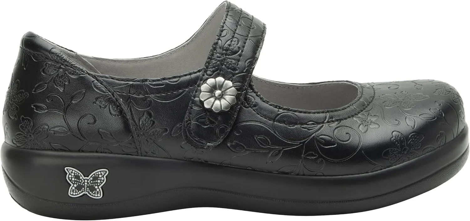 Alegria Women's Kourtney Professional Nursing and Healthcare Adjustable Mary Jane Slip-On Closed Back Clog