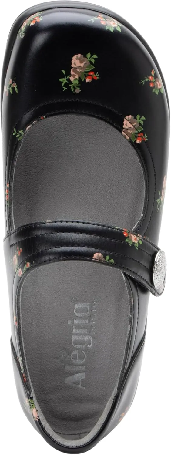 Alegria Women's Kourtney Professional Nursing and Healthcare Adjustable Mary Jane Slip-On Closed Back Clog