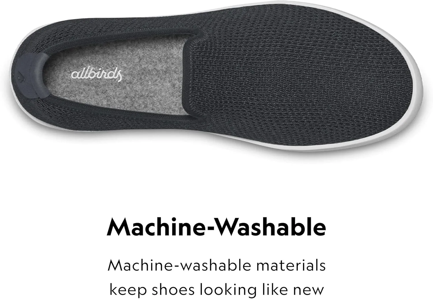 Allbirds Men’s Tree Loungers Everyday Slip-On Sneakers, Machine Washable Shoe Made with Natural Materials