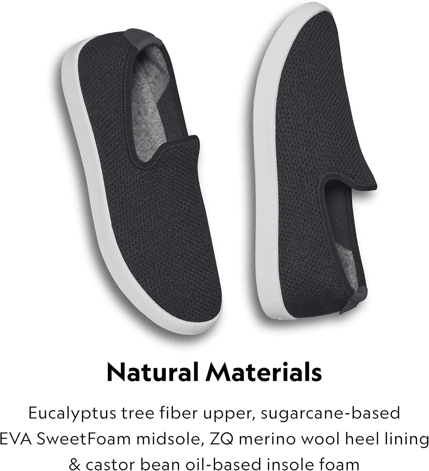 Allbirds Men’s Tree Loungers Everyday Slip-On Sneakers, Machine Washable Shoe Made with Natural Materials