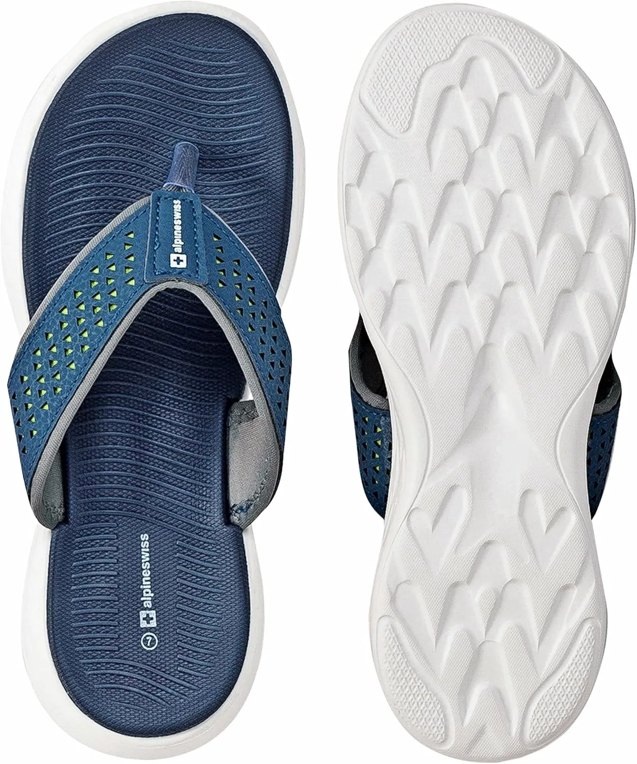 Alpine Swiss Miley Flip Flops for Women | Comfortable Outdoor Walking Thong Sandals | Lightweight, Stylish & Durable | Water-Resistant EVA Foam for Everyday Wear | Anti-slip outsole