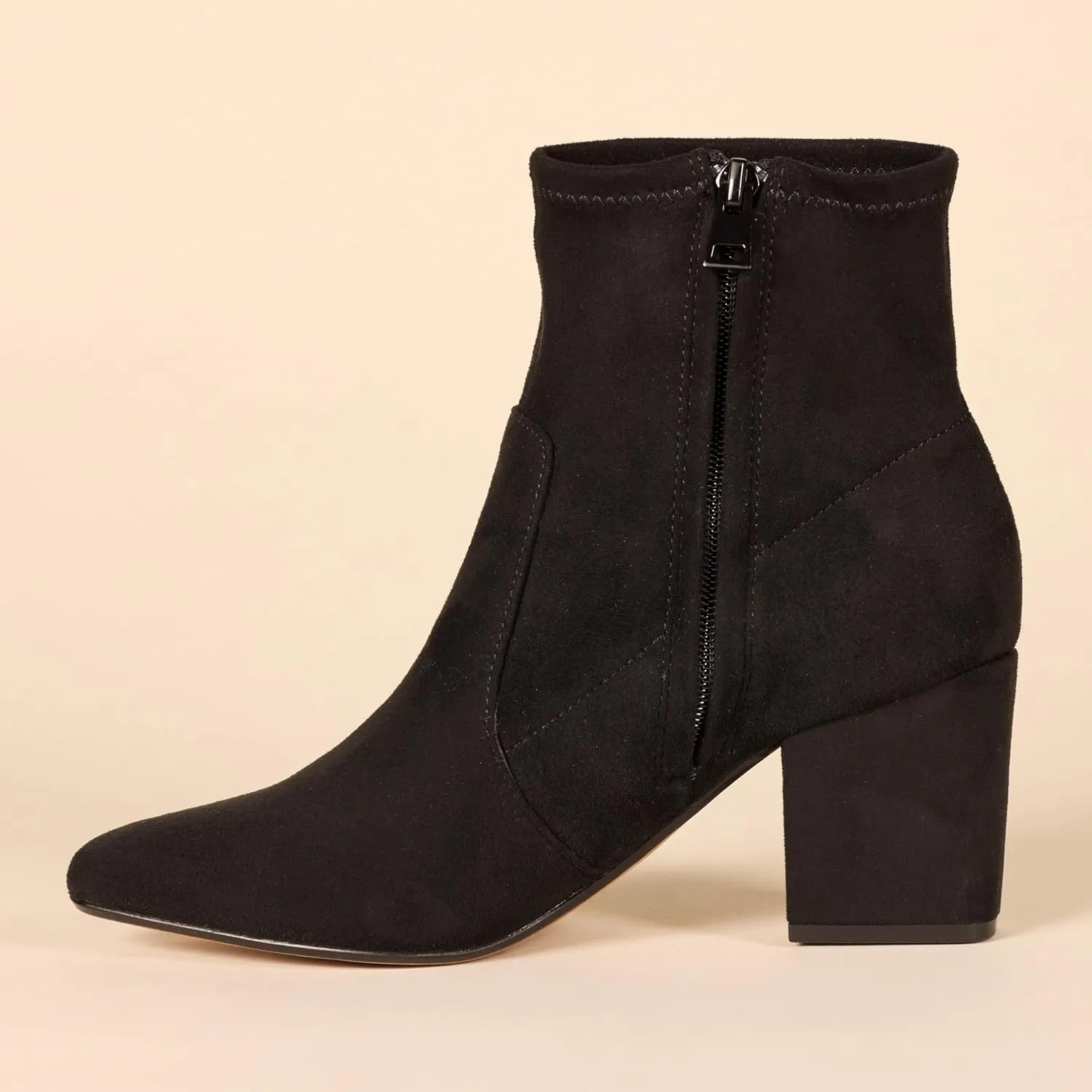 Amazon Essentials Women's Fitted Stretch Heel Boot