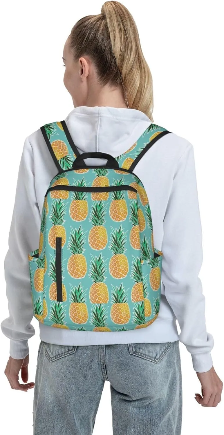 Anti theft laptop backpack travel backpacks bookbag for women & men college backpack (for Hawaiian Tropical Pineapple)