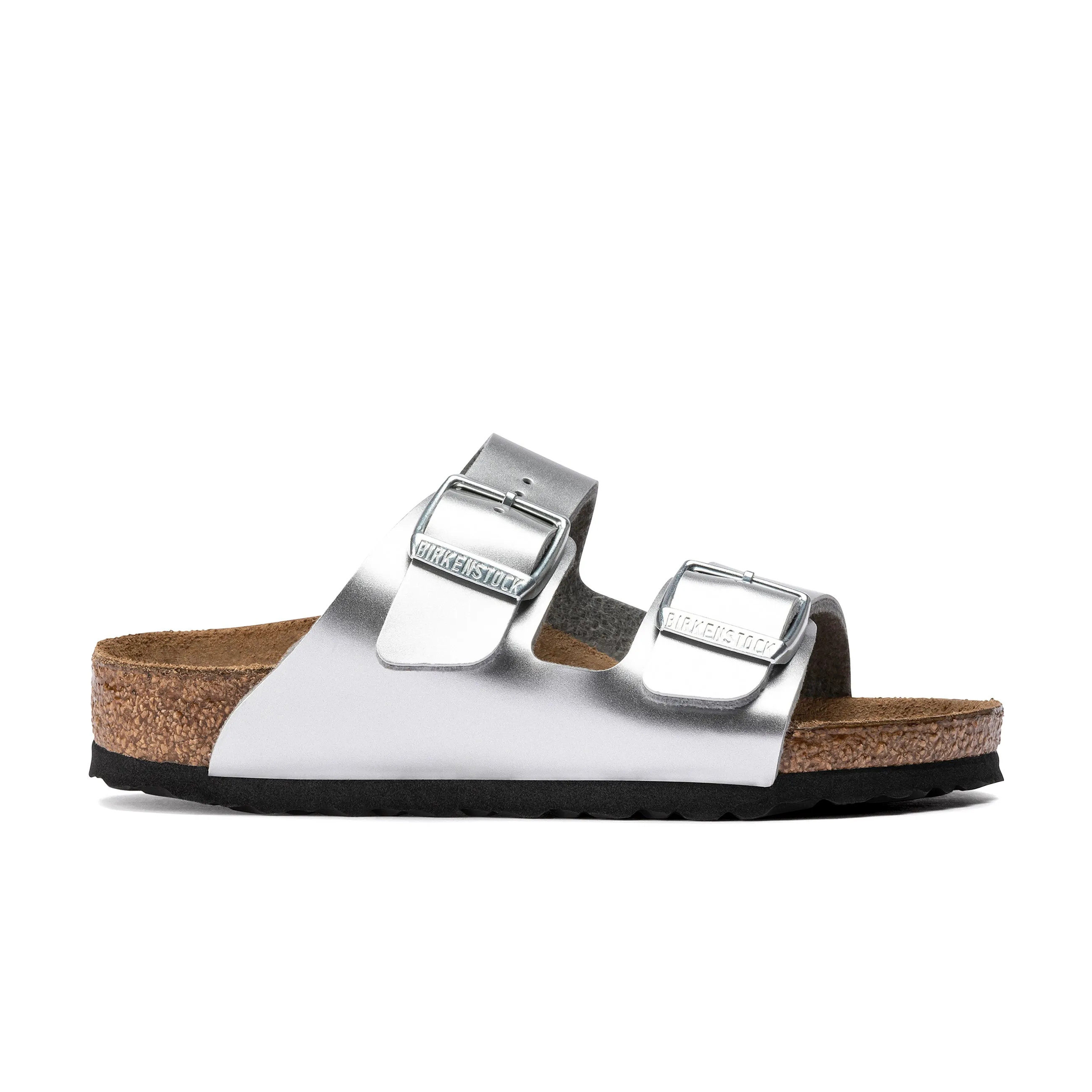 Arizona Kids Metallic Silver Birko-Flor