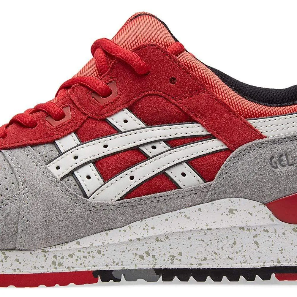 ASICS GEL LYTE III 'CRANE' Light Grey & Red