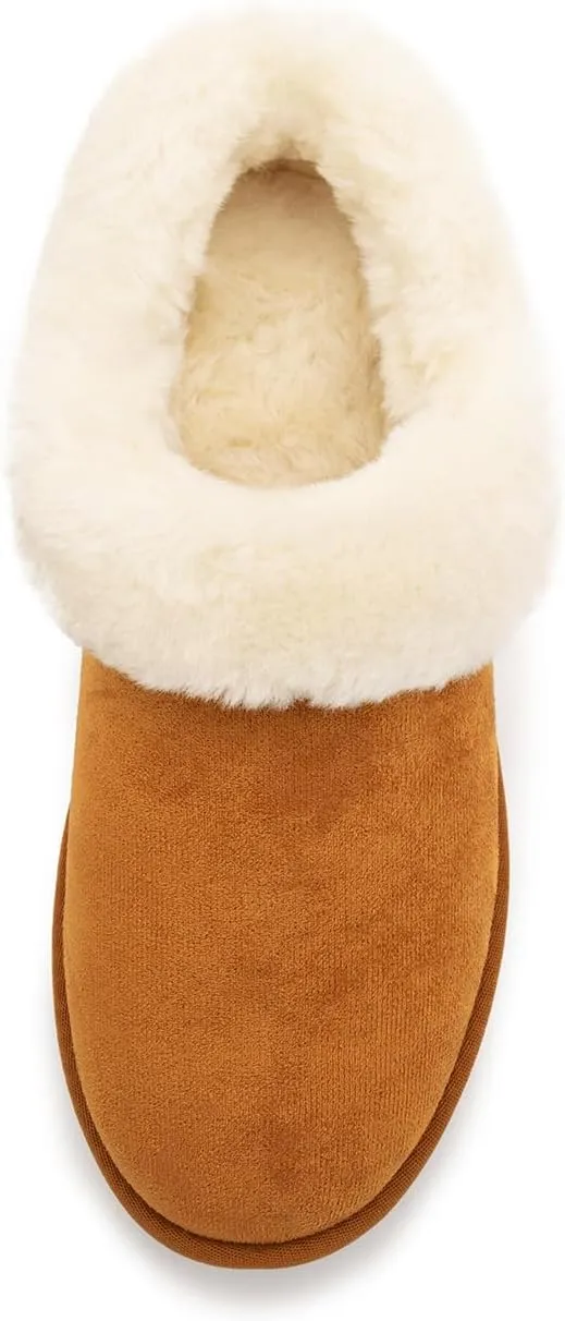 Athlefit Platform Slippers for Women Fluffy Indoor and Outdoor Beedroom Fuzzy House Slippers