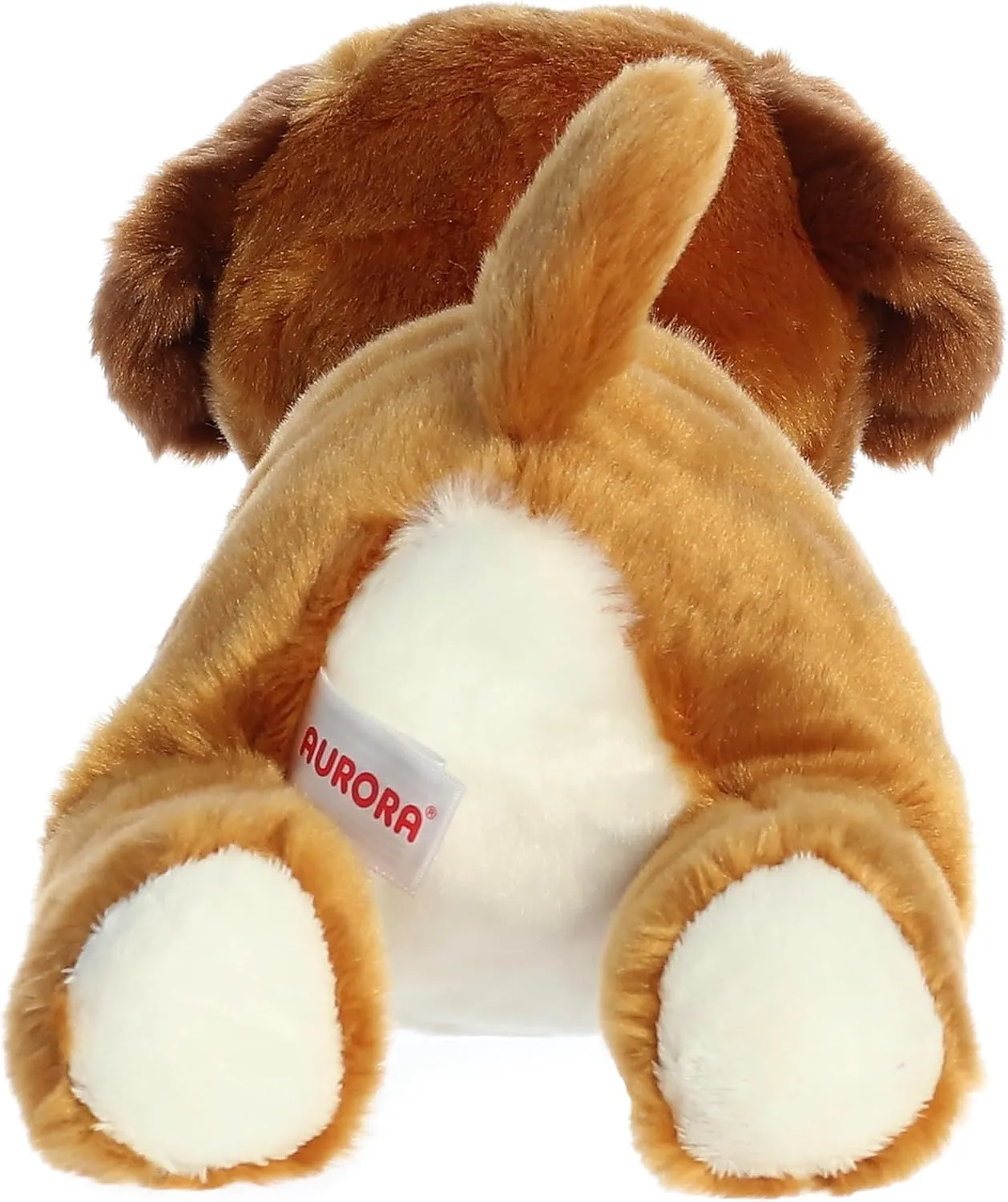 Aurora® Adorable Flopsie™ Chad Boxer™ Stuffed Animal - Playful Ease - Timeless Companions - Brown 12 Inches