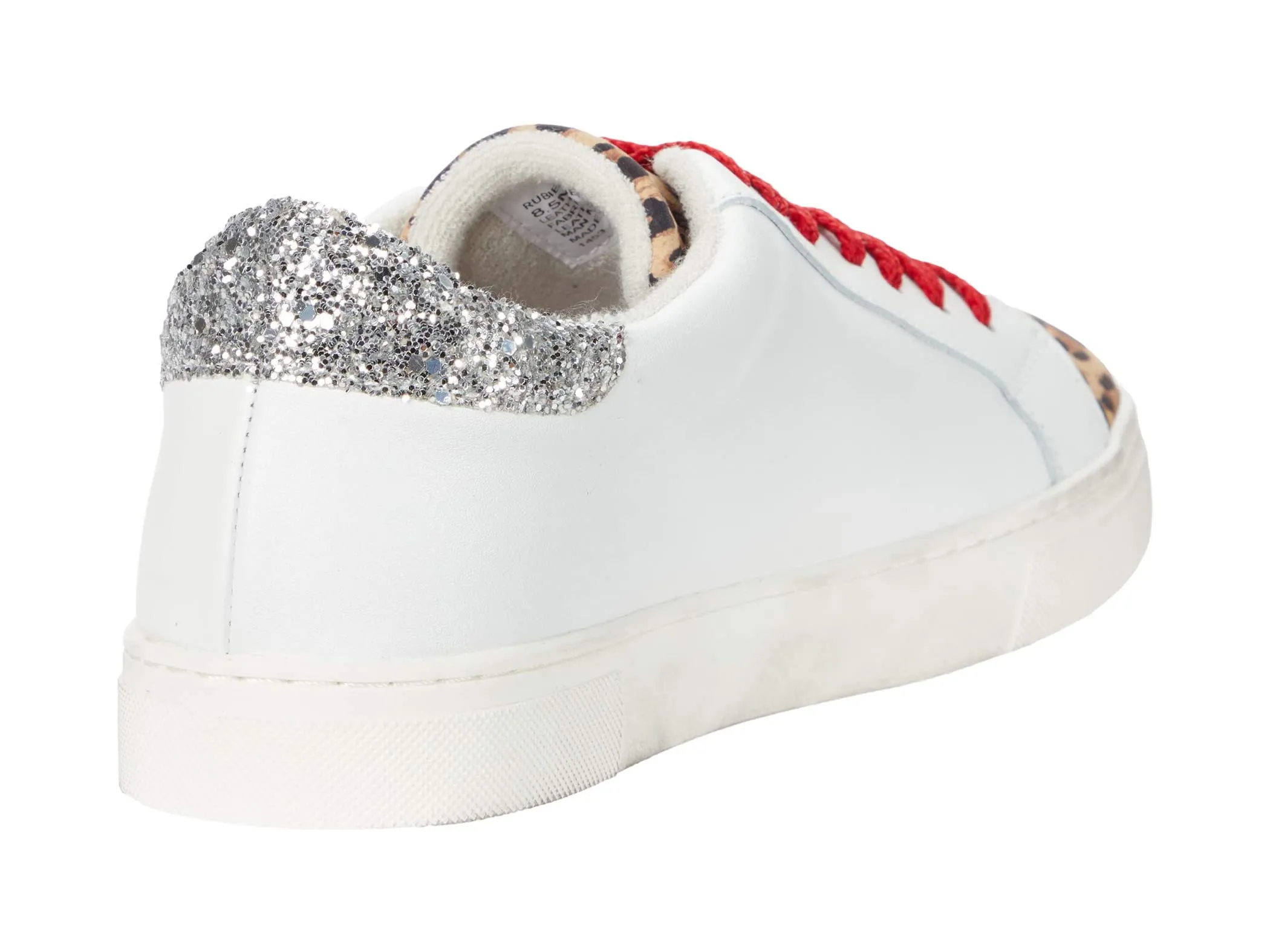 Award-winning Fashion Rubie Leopard White Red Lace Star Steve up Budget-conscious Sneakers Madden