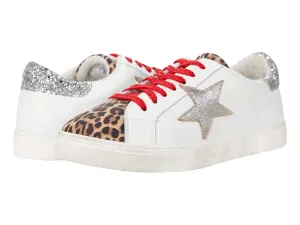 Award-winning Fashion Rubie Leopard White Red Lace Star Steve up Budget-conscious Sneakers Madden