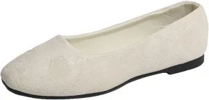 Ballet Flats Shoes for Women Women's Dress Pointed Toe Flats Comfortable Slip-On Casual Daily Wear Work Womens Shoes Solid Color Casual Loafers for Women