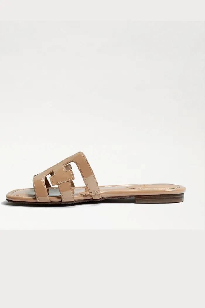 Bay Slide Sandal - Almond Patent