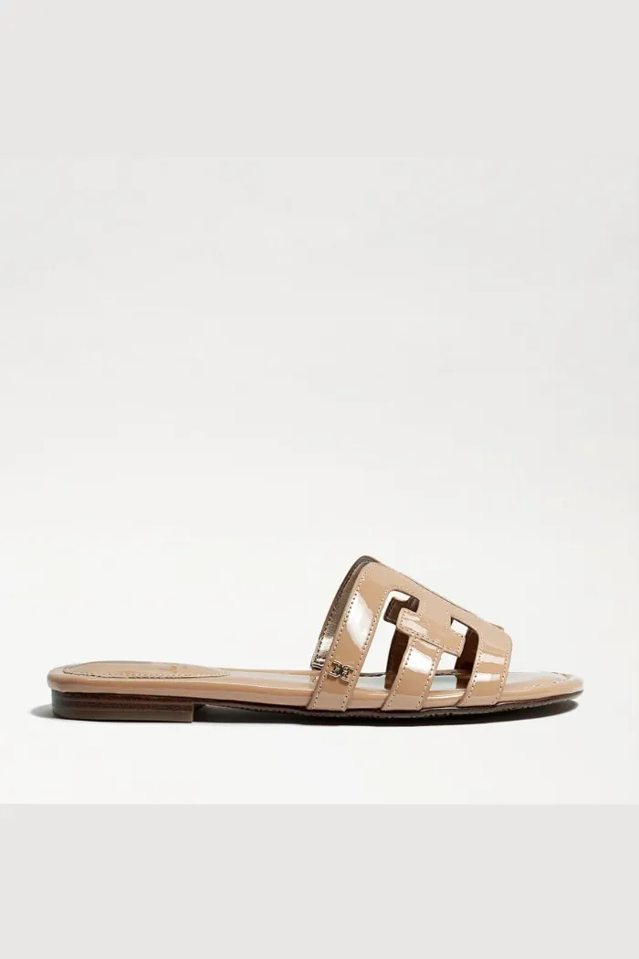 Bay Slide Sandal - Almond Patent