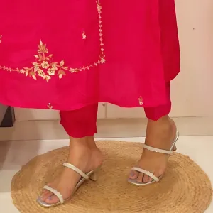 Bead Strap Heels