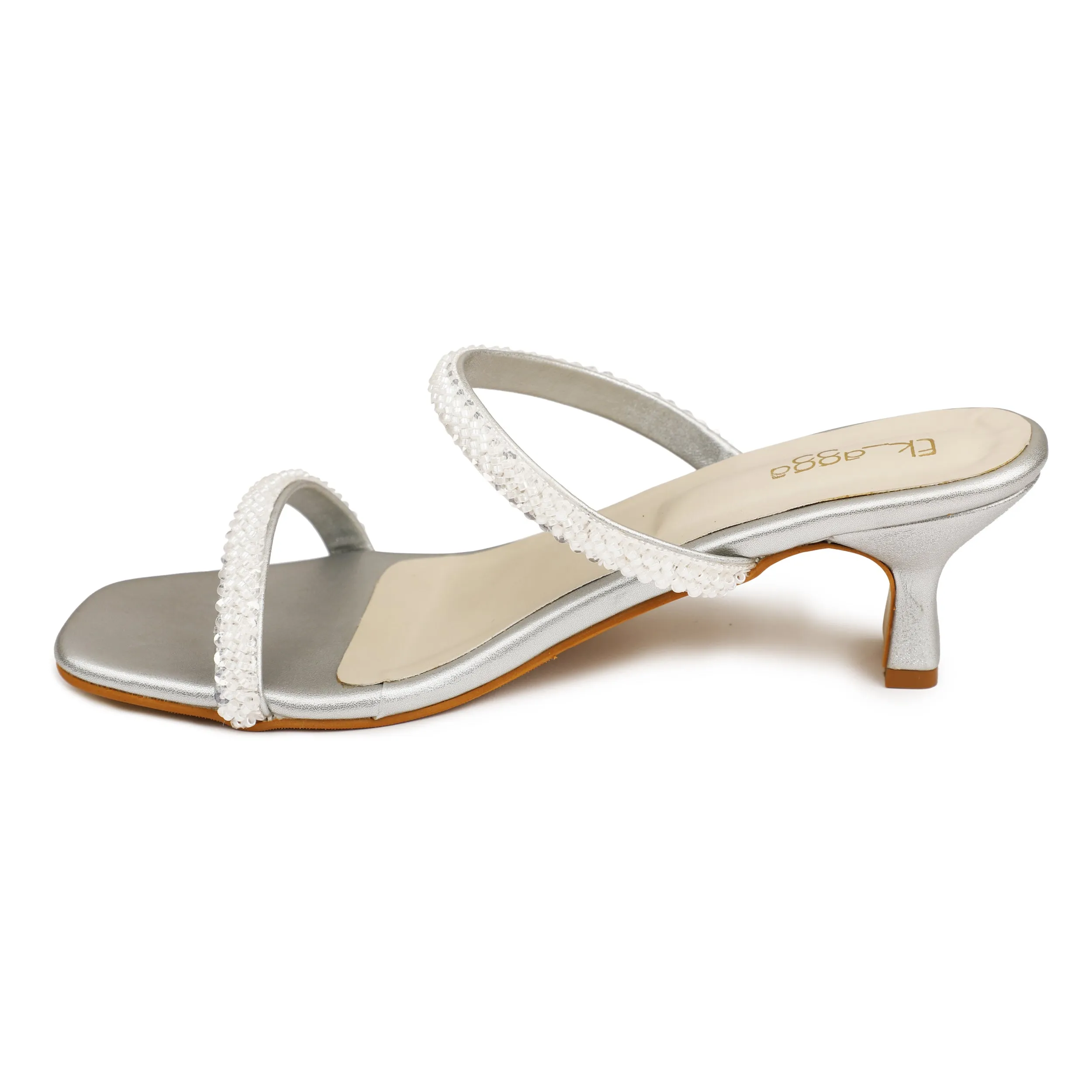 Bead Strap Heels