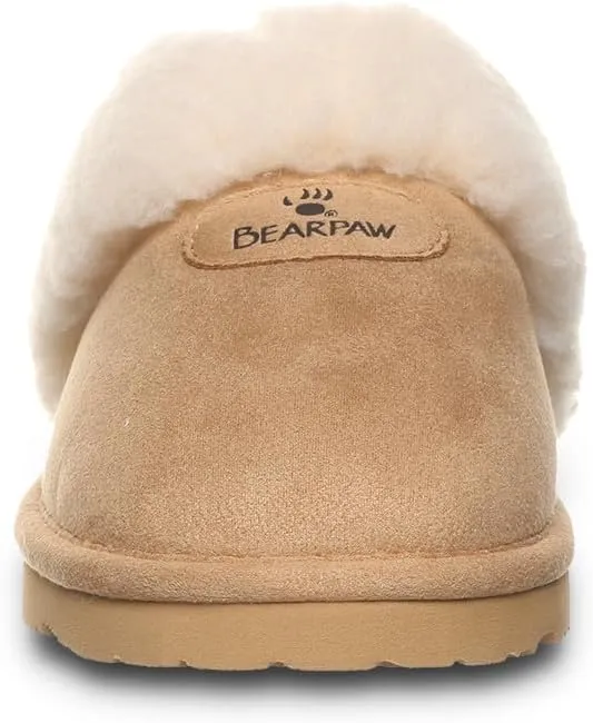 BEARPAW Women's Effie Vegan Slipper | Comfortable & Light-Weight Slippers