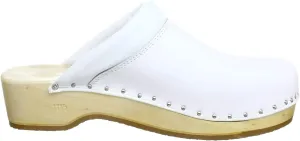 Berkemann Unisex Clogs, White, 10 US Women
