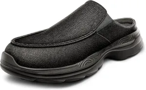 Bigant Men Slip-on Mules, Unisex Slippers Clogs Garden Shoes with Breathable Upper Supportive Sole