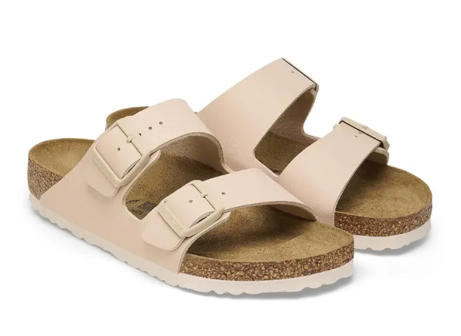 BIRKENSTOCK ARIZONA BIRKO FLOR (REGULAR) NEW BEIGE