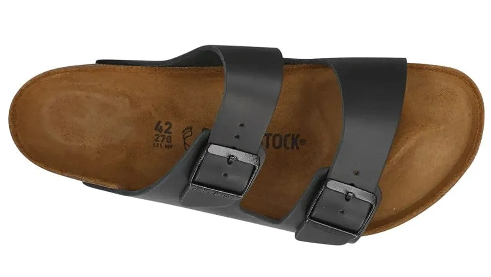Birkenstock Arizona Black Birko-Flor - Narrow