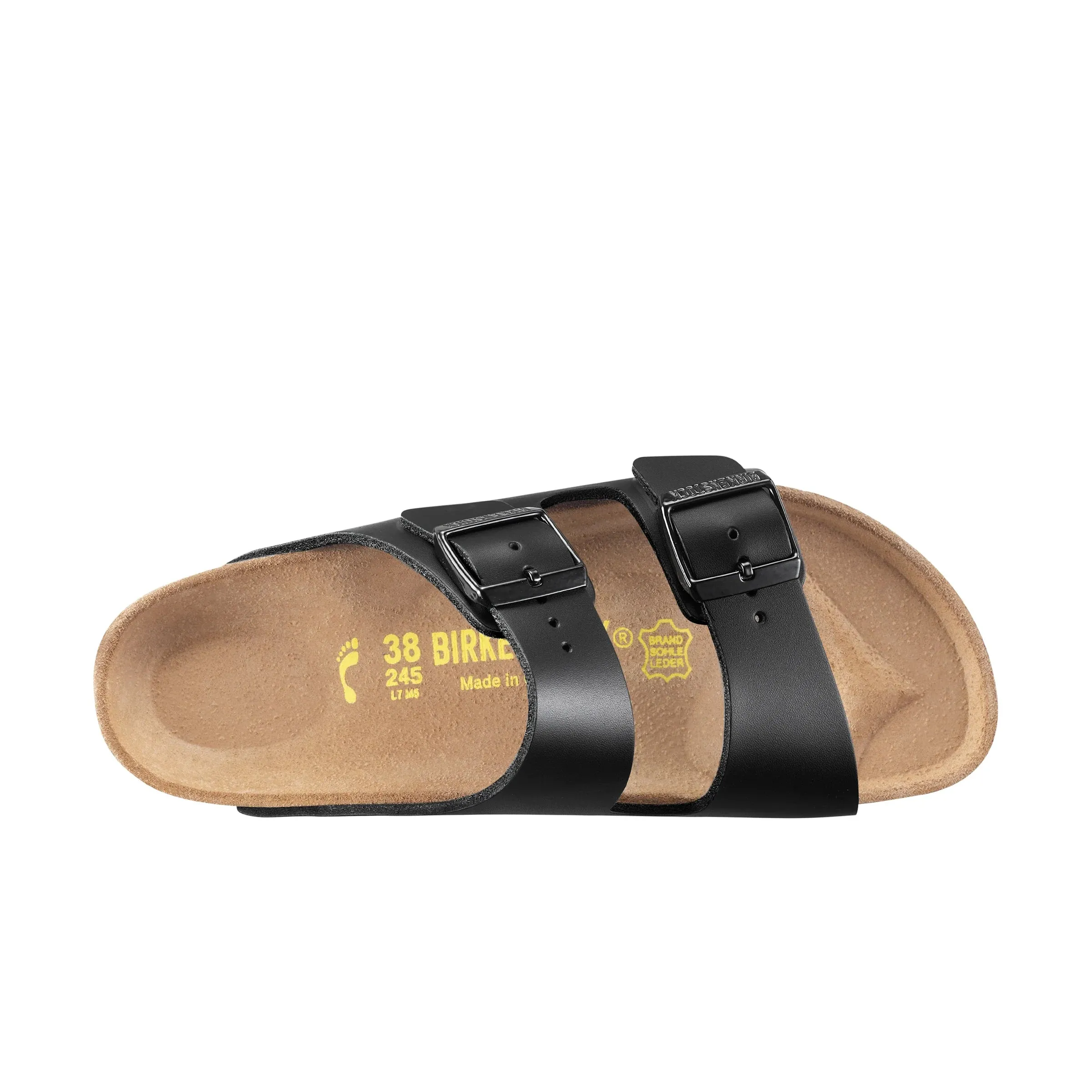 Birkenstock Arizona Black Smooth Leather (Regular)