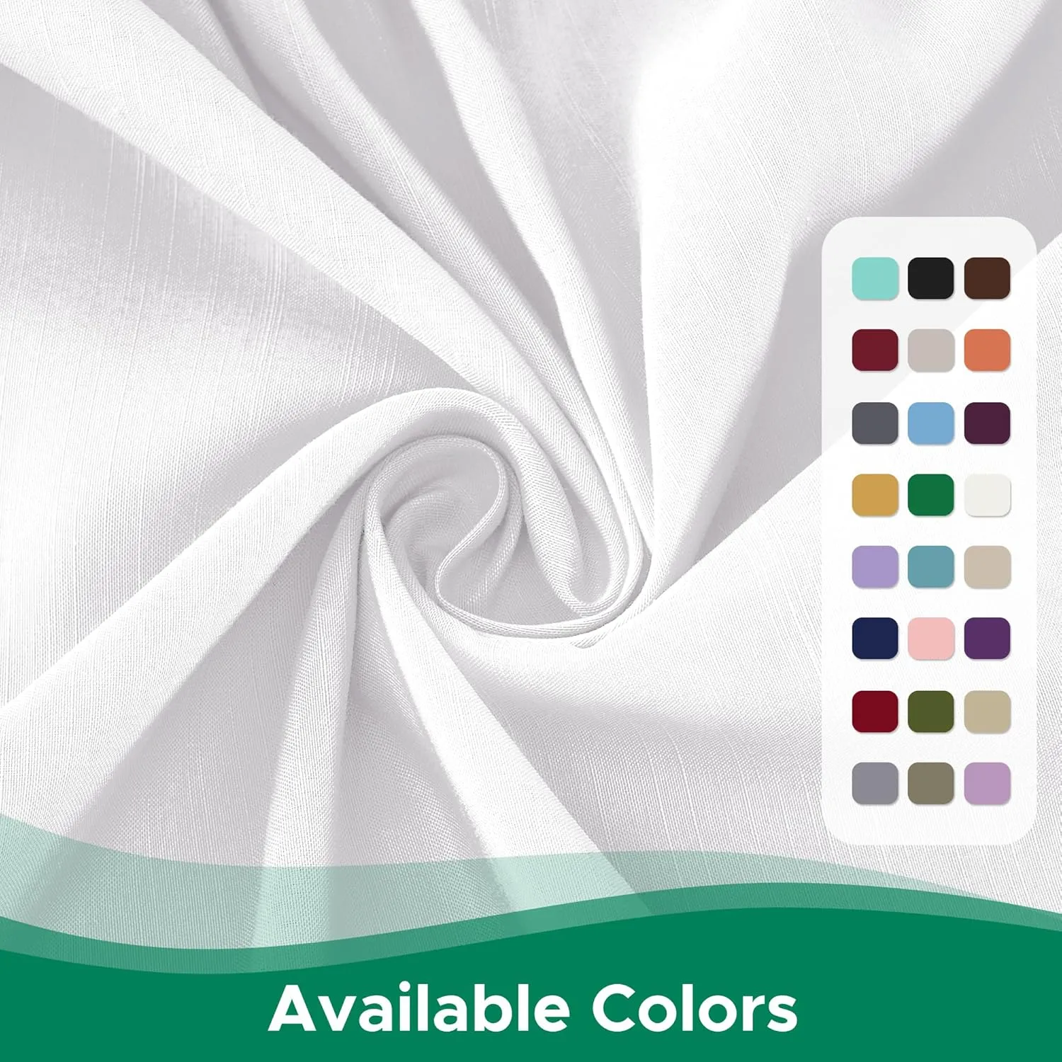 Biscaynebay Wrap Around Bed Skirts for Queen Size Beds with Extra Long Drop of 21", White Adjustable Elastic Dust Ruffles Easy Fit Wrinkle Resistant Silky Luxurious Fabric Machine Washable