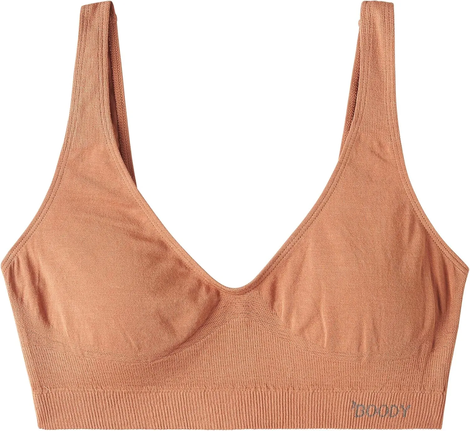 Boody Padded Shaper Bra – Seamless Pullover Bralette with Removable Pads, Supportive Fit in Bamboo Viscose