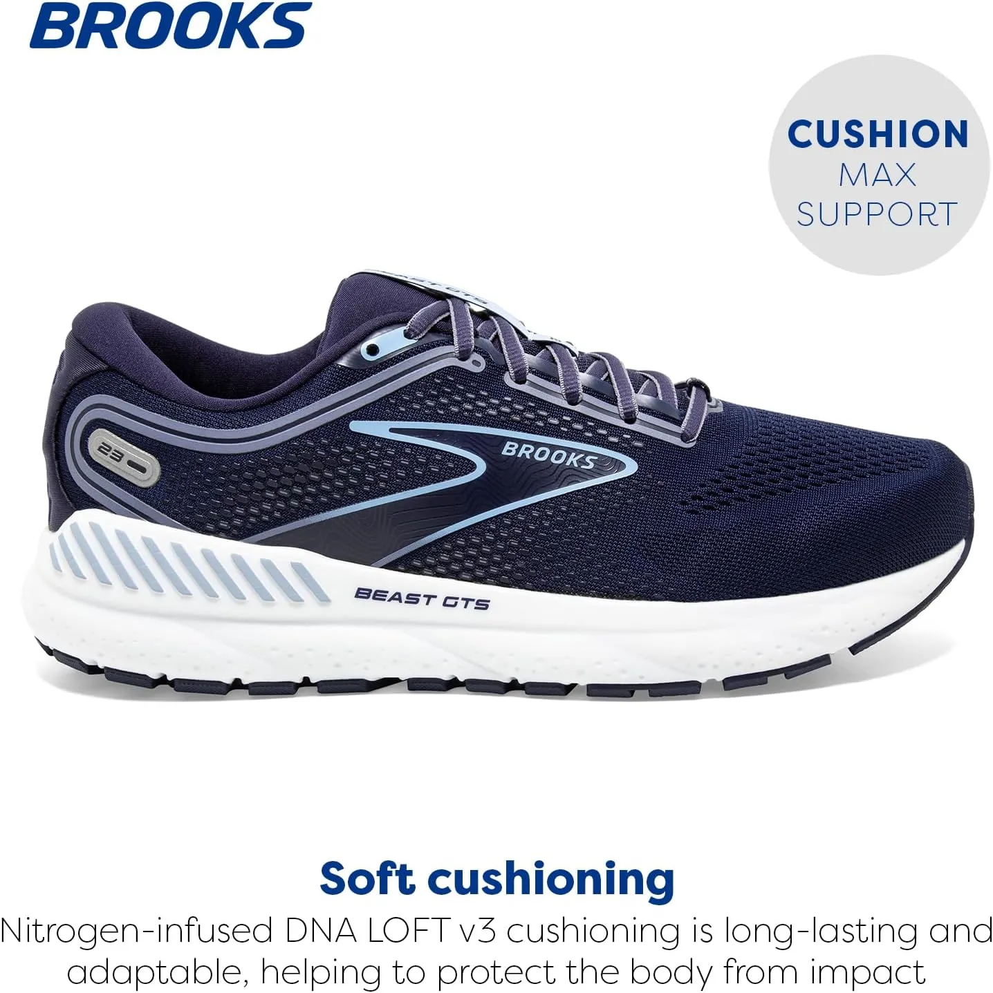 Brooks Men’s Beast GTS 23 Supportive Running Shoe