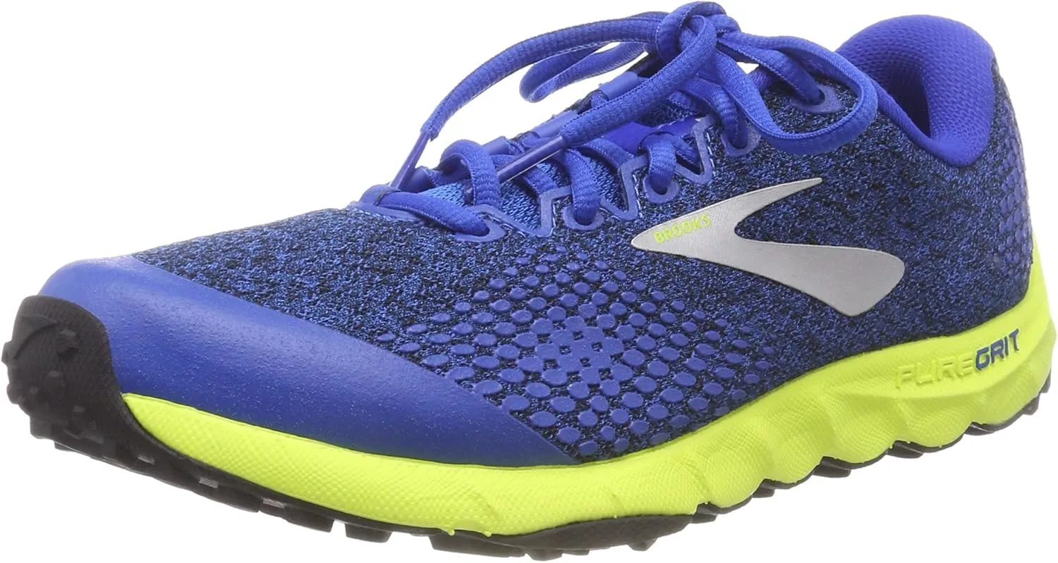 Brooks Men's Running Shoes, Multicolour Blue Lime Black 492, 9