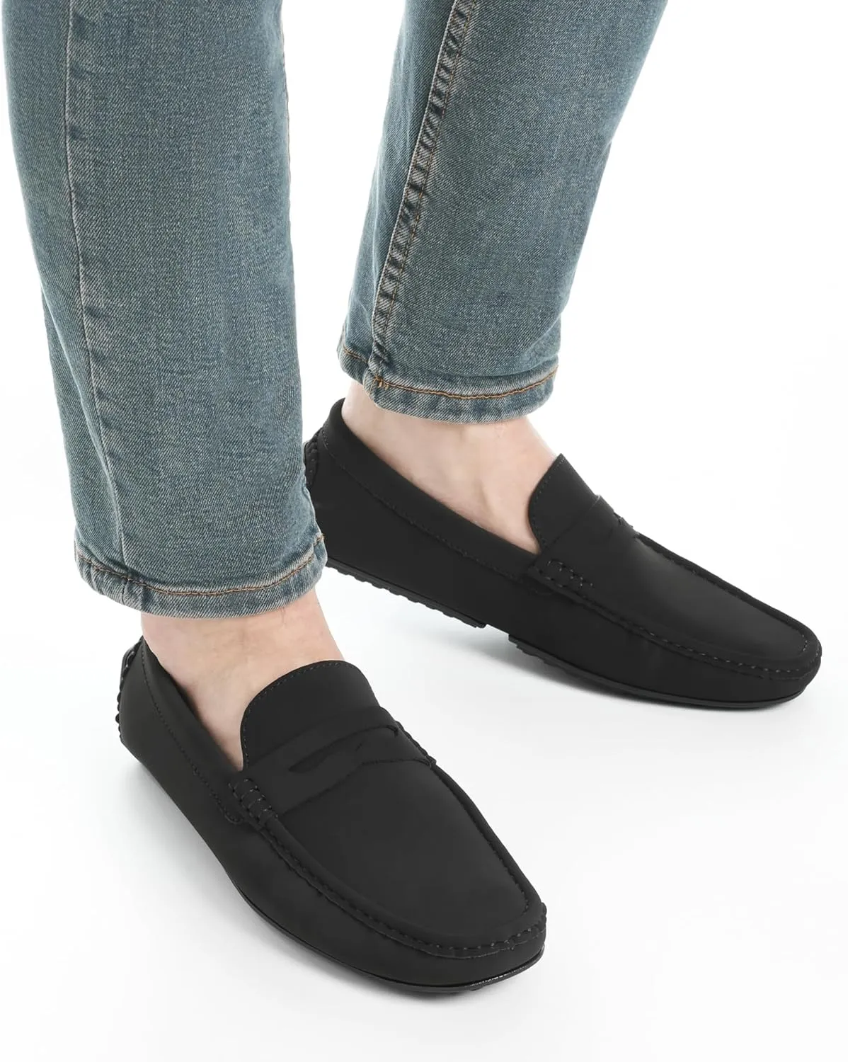 Bruno Marc Men's Slip-on Penny Loafer Suede Driving Shoes