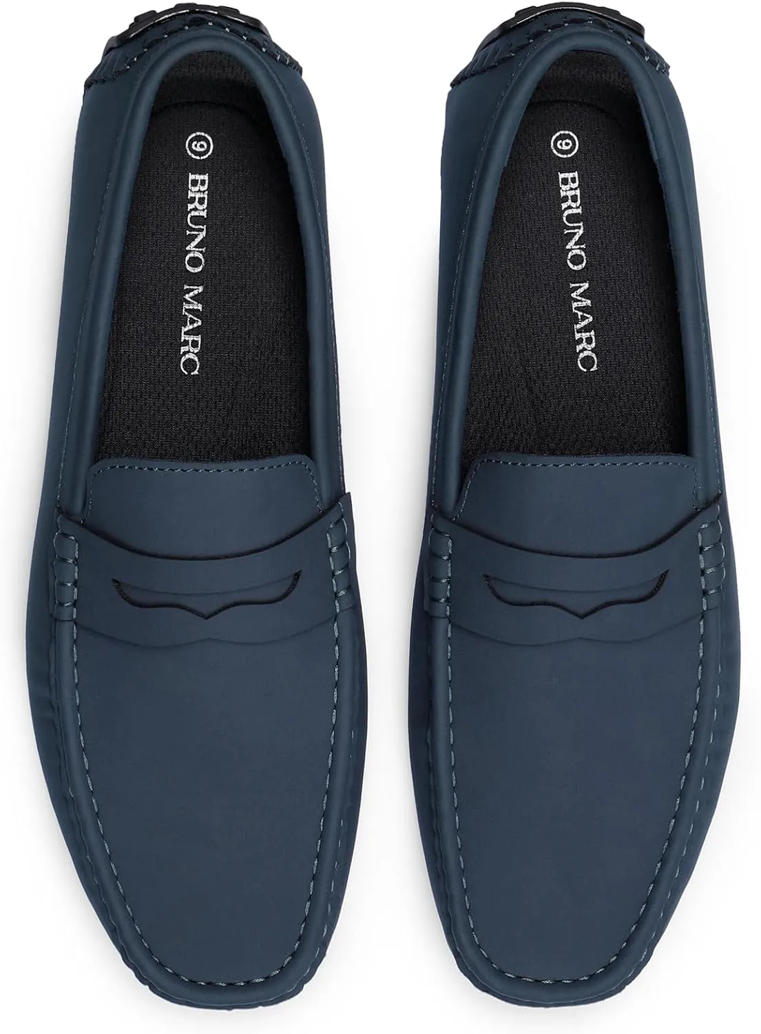 Bruno Marc Men's Slip-on Penny Loafer Suede Driving Shoes