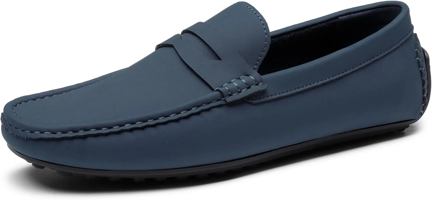 Bruno Marc Men's Slip-on Penny Loafer Suede Driving Shoes