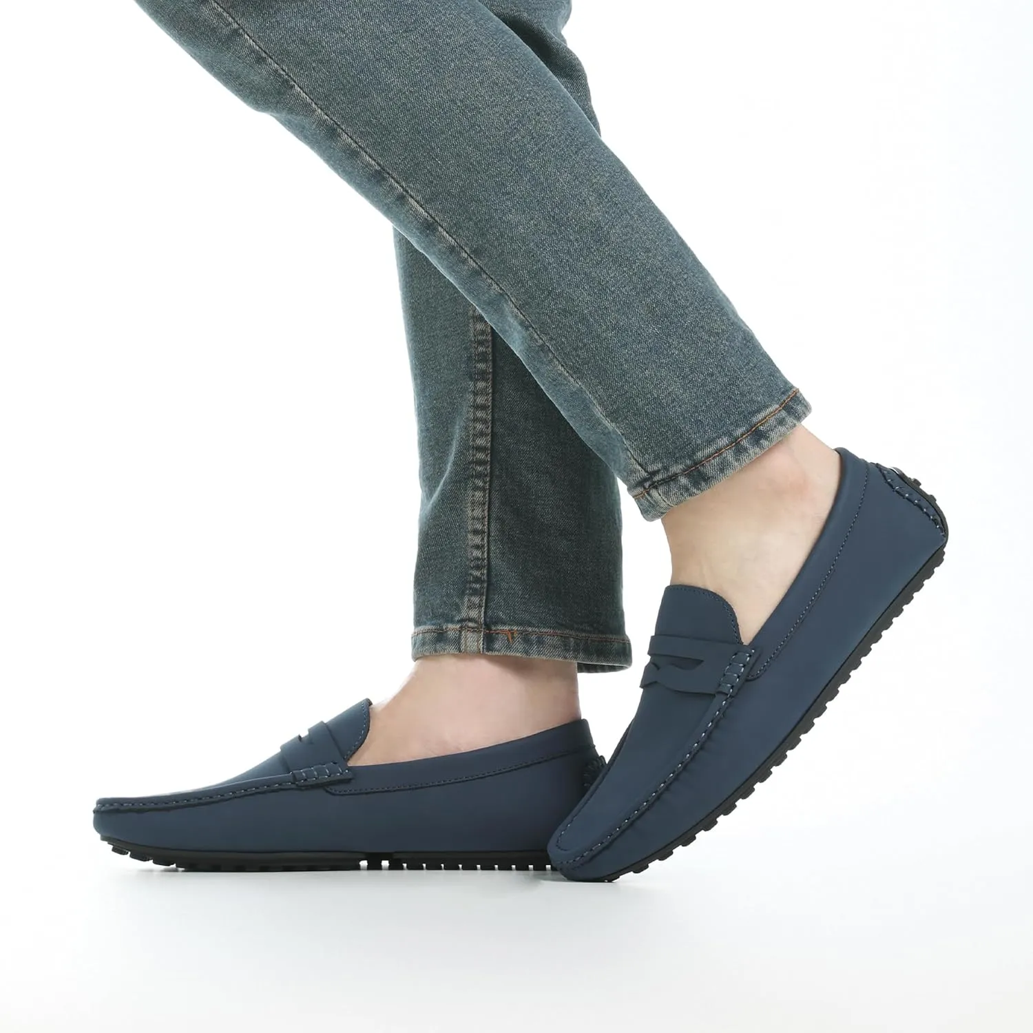 Bruno Marc Men's Slip-on Penny Loafer Suede Driving Shoes