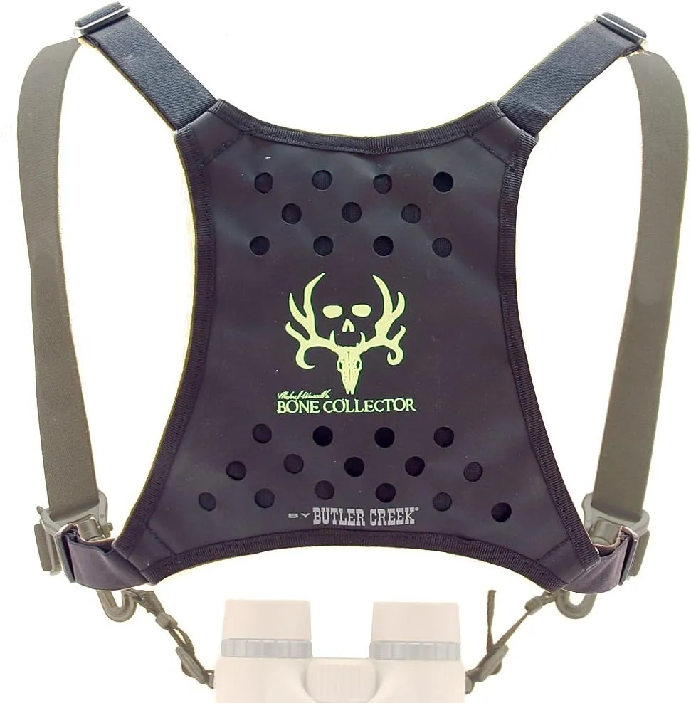 Butler Creek Bone Collector Edition Deluxe Bino Caddy Binocular Harness, Black
