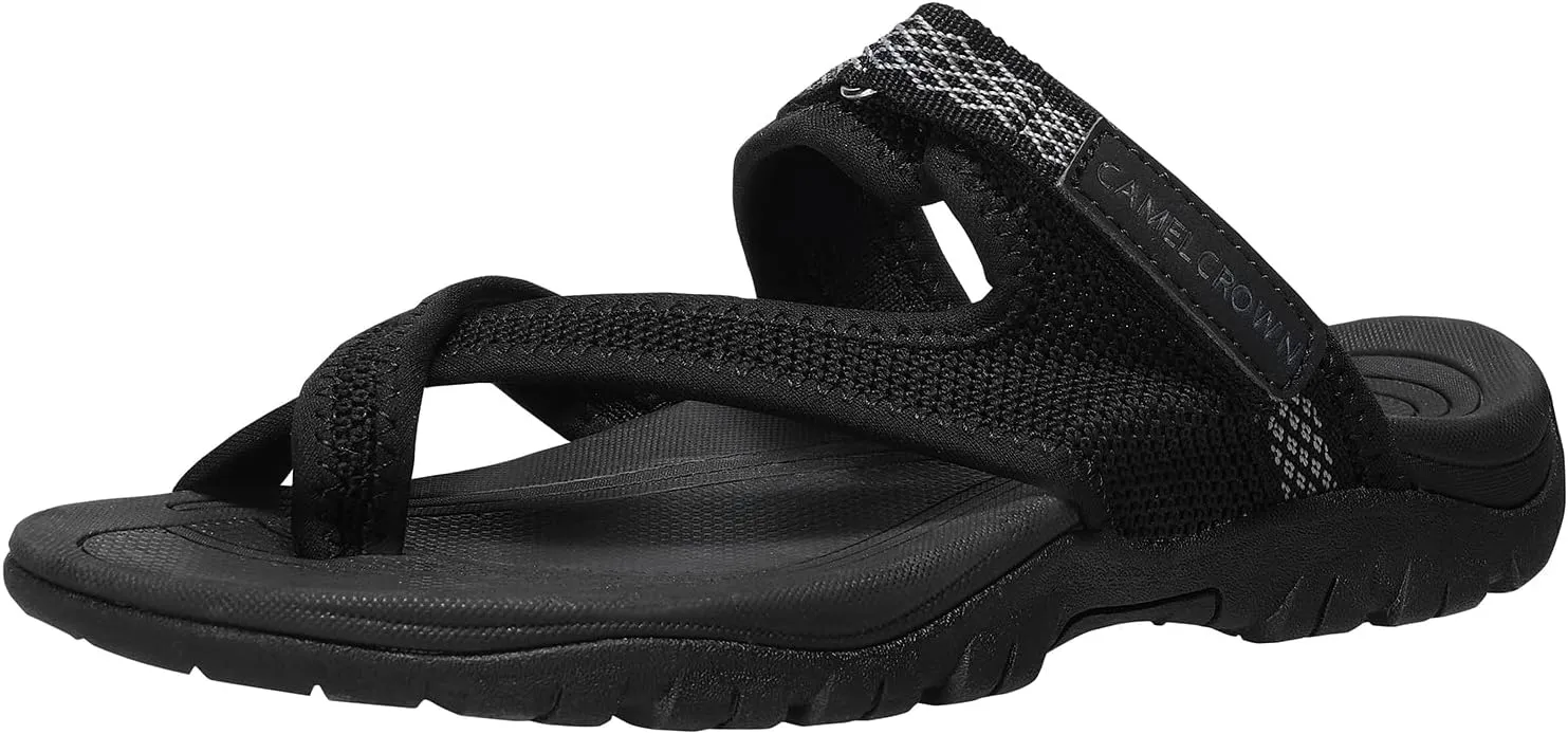 CAMEL CROWN Waterproof Hiking Sandals Women Arch Support Sport Comfortable Walking Water Sandals for Beach Travel Athletic