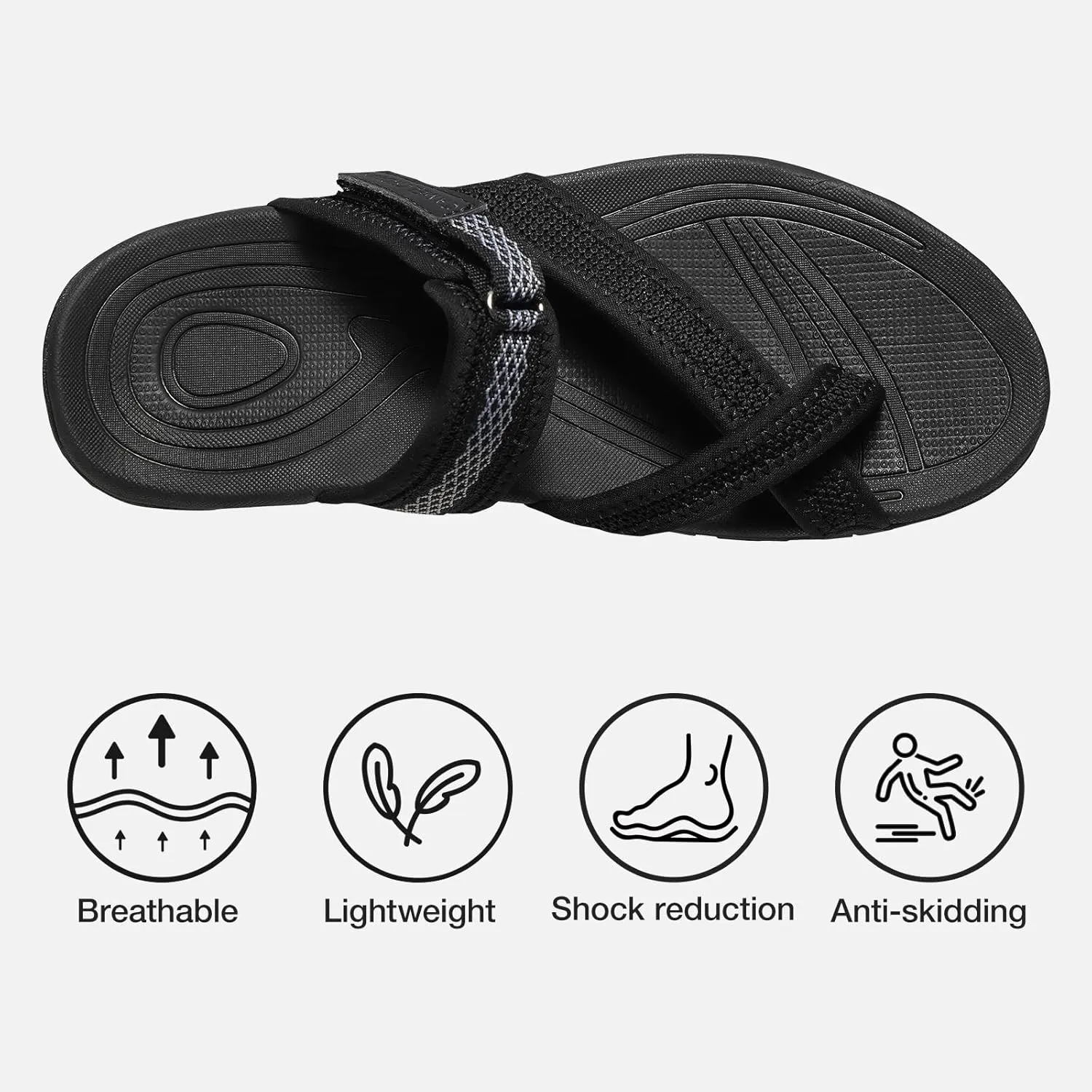 CAMEL CROWN Waterproof Hiking Sandals Women Arch Support Sport Comfortable Walking Water Sandals for Beach Travel Athletic