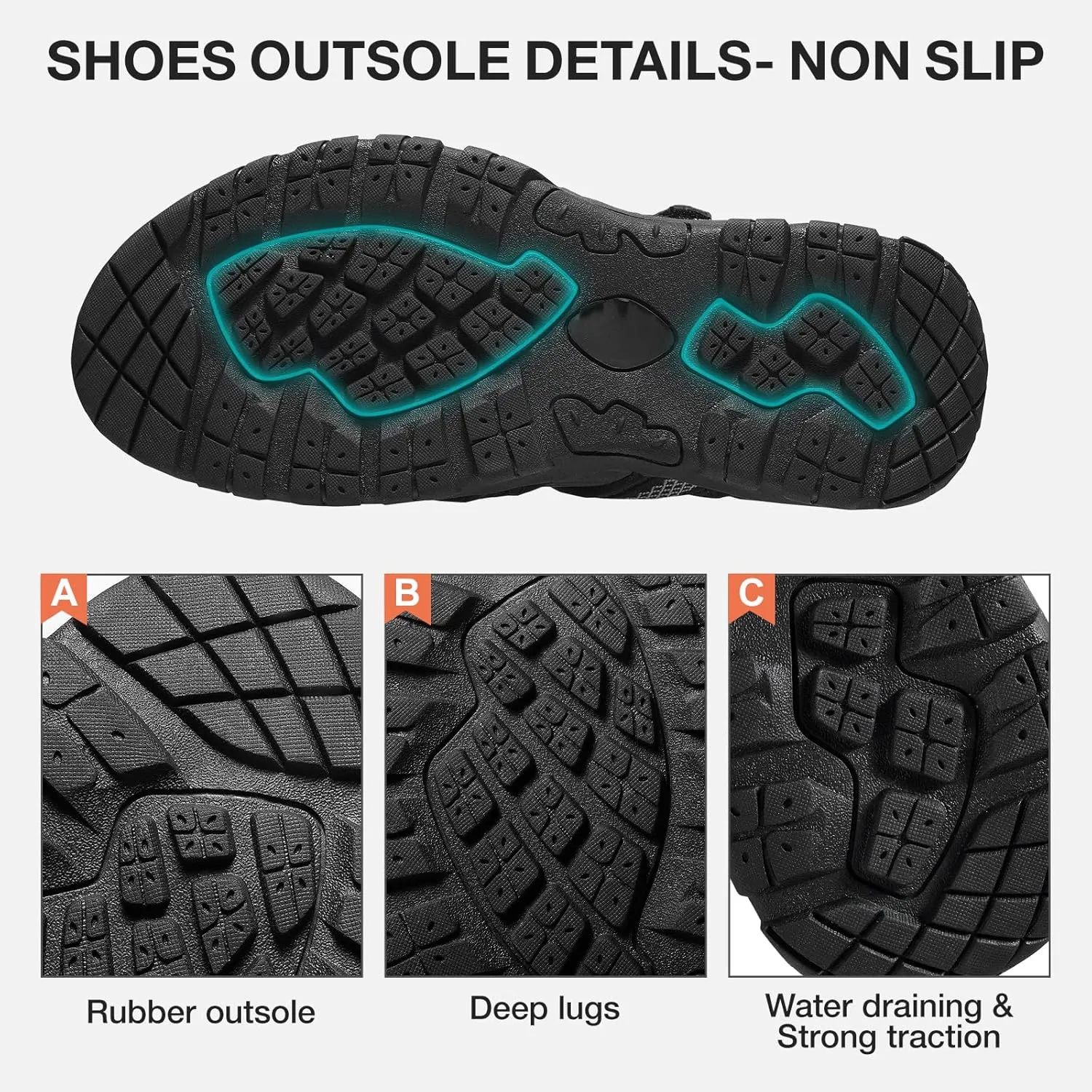 CAMEL CROWN Waterproof Hiking Sandals Women Arch Support Sport Comfortable Walking Water Sandals for Beach Travel Athletic
